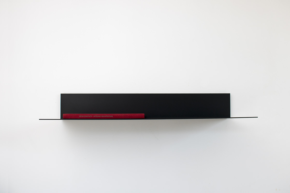 polka minimalizm czarna metalowa TU12 IMOdesign | Akcesoria łazienkowe - IMOdesign
