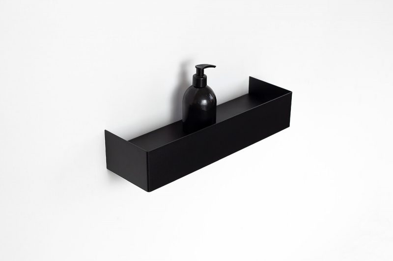 polka pod prysznic IMO 40cm czarna IMOdesign | Nowoczesne akcesoria łazienkowe - IMOdesign